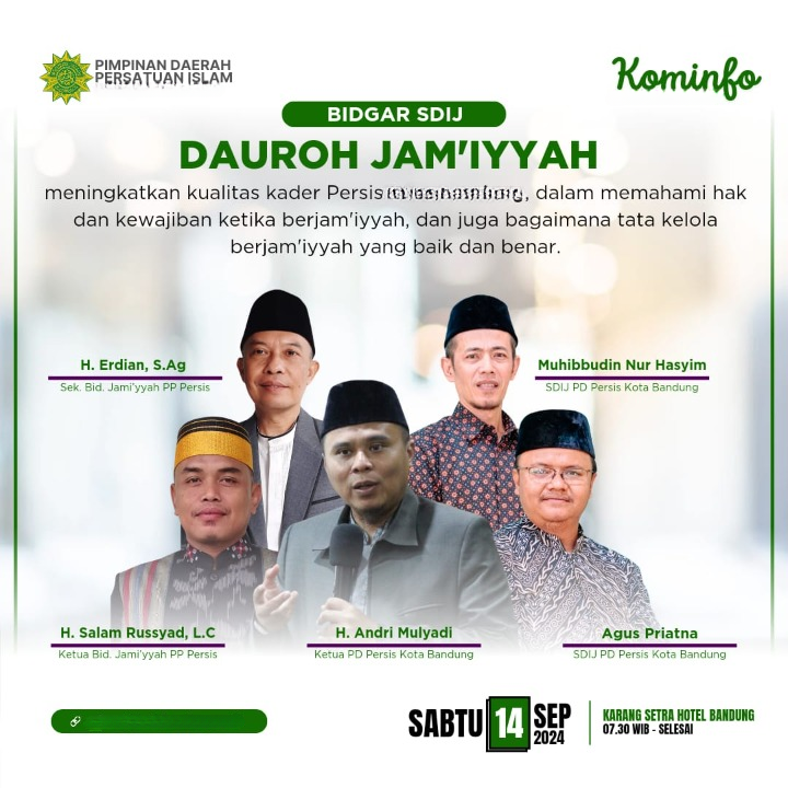 Dauroh Jamiyyah SDIJ PD PERSIS Kabupaten Sumbawa